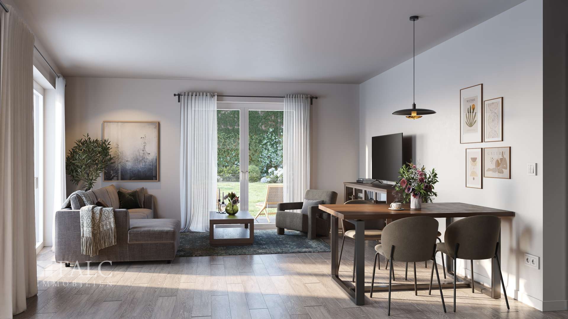 Einrichtungsbeispiel Wohnen